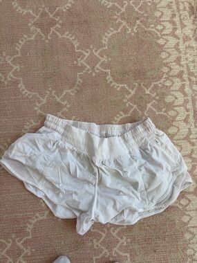 lululemon athletica White Athletic Running Shorts